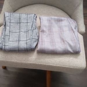 Cropped Plaid leggings bundle!